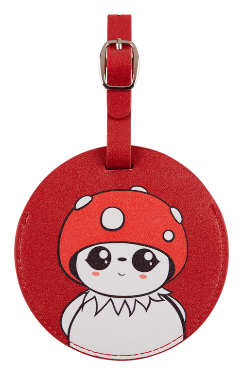 Bubble luggage tag front